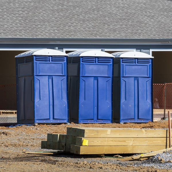 what is the maximum capacity for a single porta potty in Campbellsville KY